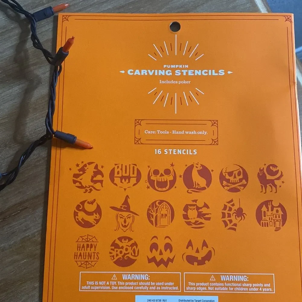 NWT Halloween pumpkin carving stencils designs 4 booklets books holiday Fall